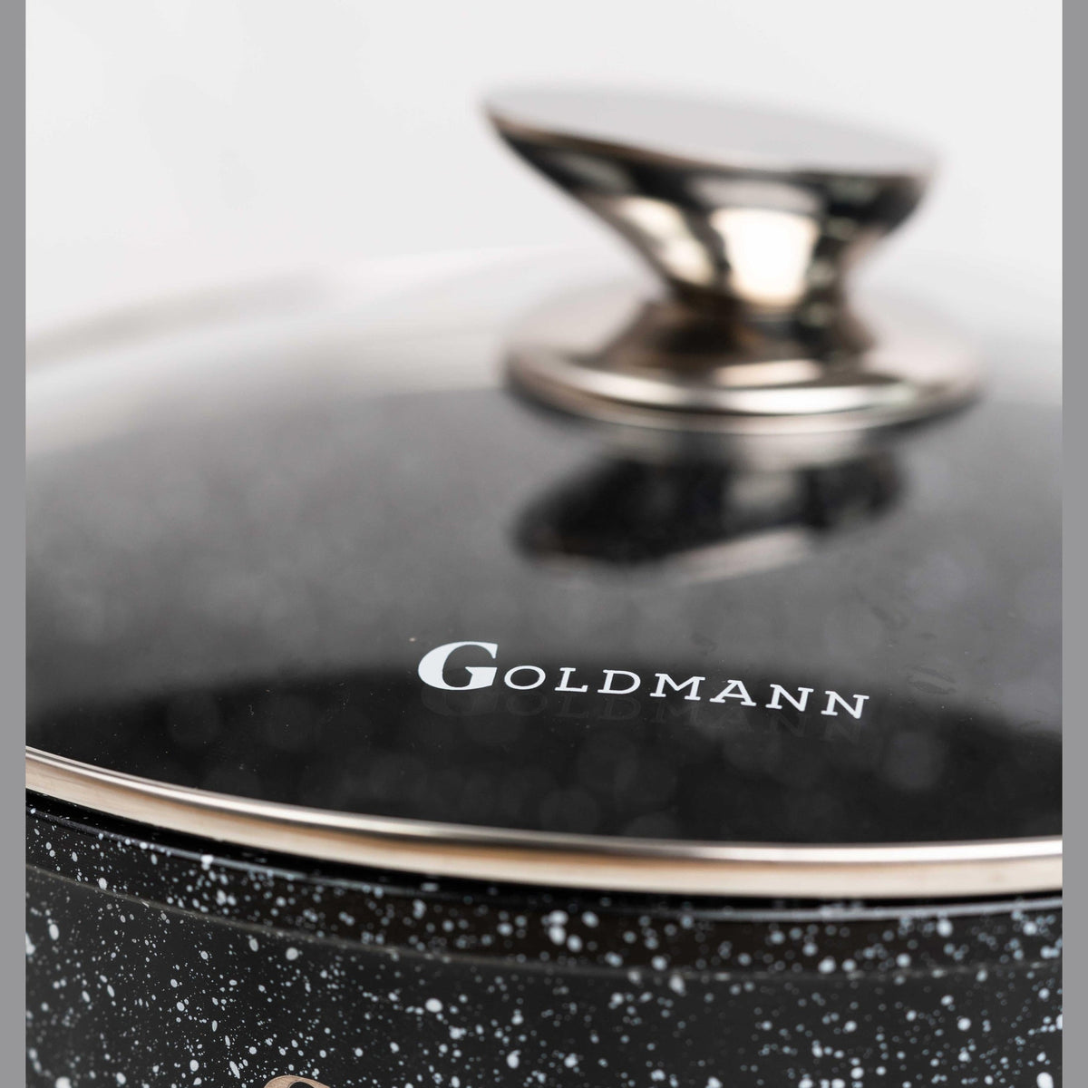 סט סירים Goldmann 6 חלקים – 2.3/4.5/6.5 ליטר עם מכסים, ציפוי גרניט נון-סטיק